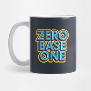 Zero base one zb1 zerose typography kpop name | Morcaworks Mug